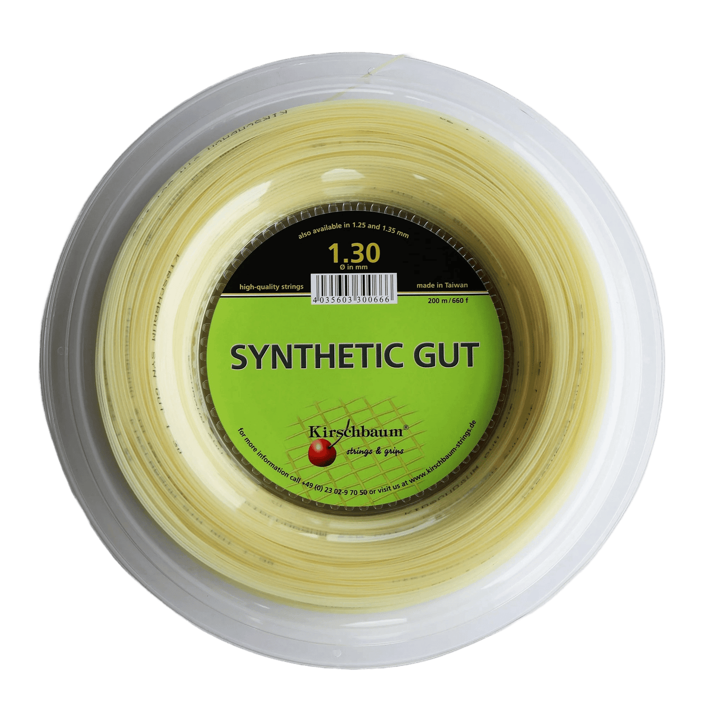 Synthetic Gut 1.30 Reel - Kirschbaum USA